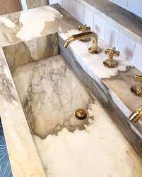 .25 rectangular single wall mounted corian lavatory sink 26 x 18 1/2 x 19 1/2. Waterworks On Instagram Simply Stunning Our 25 Faucet In A Westchester Renovation By Andrewfra Beautiful Bathrooms Spa Like Bathroom Beach House Bathrooms