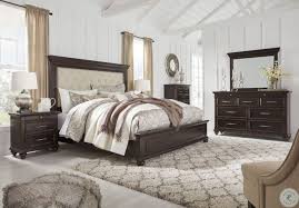The bed must be strong and stylish. Brynhurst Dark Brown King Upholstered Panel Bed In 2021 Brown Furniture Bedroom Ashley Bedroom Furniture Sets Bedroom Furniture Sets