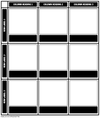 Chart And Grid Templates Storyboard Template Gallery