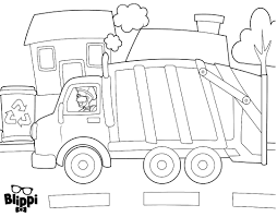 Blippi Driving Garbage Truck Coloring Page Free Printable Coloring Pages For Kids The shirt is light weight and comfortable for your little one, as well as quick drying if it ever gets wet! blippi driving garbage truck coloring