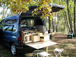 Un Coffre Non Un Campi Cuisine Car Kangoo Amenage Amenager Voiture Dormir Amenagement Camionnette
