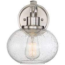 Quoizel Trilogy 9 1 2 High Brushed Nickel Wall Sconce 18d27 Lamps Plus Outdoor Wall Lantern Wall Sconce Lighting Wall Sconces