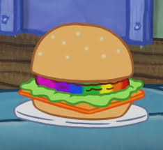 Now, you can come whenever you want whether it's because your high and have the munchies or just really want a delicious chum burger. Rainbowger Encyclopedia Spongebobia Fandom