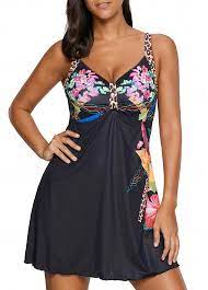Criss Cross Back Underwire Swimdress And Shorts On Sale Only Us 29 59 Now Buy Cheap Criss Cross Back Underwire Swimdr Swim Dress Swimsuits Plus Size Swimsuits