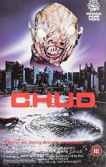 C.H.U.D. (1984) British vhs movie cover