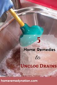 5 Helpful Home Remedies To Fix A Clogged Drain Do It At Home Cleaning Hacks House Cleaning Tips Home Remedies