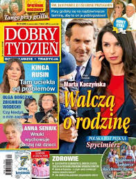 Marta po trzech ciążach wciąż może się pochwalić. Marta Kaczynska Dobry Tydzien Magazine 08 June 2020 Cover Photo Poland