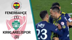 Ziraat türkiye kupası'nda çeyrek final ilk maçları 4, 5 ve 6 şubat; Fenerbahce 1 0 Kirklarelispor Ziraat Turkiye Kupasi Ceyrek Final Rovans Maci Youtube