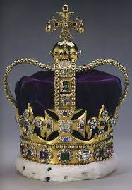 The coronation of the british monarch is a ceremony (specifically, initiation rite) in which the monarch of the united kingdom is formally invested with regalia and crowned at westminster abbey. A New Official Photograph Of St Edward S Crown The Crown Of England The Crown Used To Crown British Sover British Crown Jewels St Edward S Crown Royal Jewels