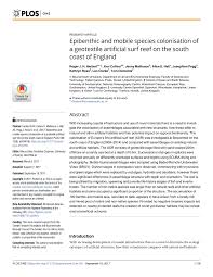 Pdf Epibenthic And Mobile Species Colonisation Of A