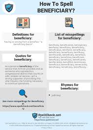 How To Spell Beneficiary And How To Misspell It Too Spellcheck Net