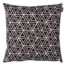Square terrace stripe waterproof throw pillow outdoor bench cushion home decor. Black Geometric Print Outdoor Cushion