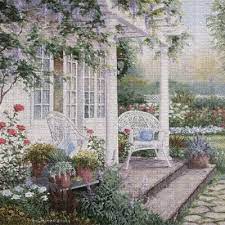 vintage background animated, vintage , background , animated , white ,  front , porch , wicker , chairs , flowers , glimmer - Free animated GIF -  PicMix