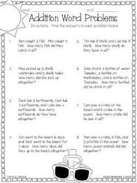 Read and answer each question. 1st Grade Fantabulous Five For Friday On Saturday Addition Word Problems Addition Words Subtraction Word Problems
