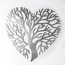 Over 14,000 wall sculptures great selection & price free shipping on prime eligible orders. Country Living Metal Heart Shaped Tree Of Life Outdoor Wall Art Look Again