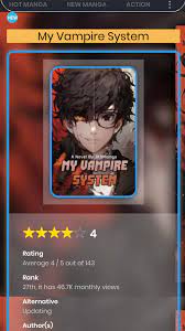 So they just dropped the Webtoon for My Vampire System. I definitely  recommend the novel it's so good. : r/manhwa