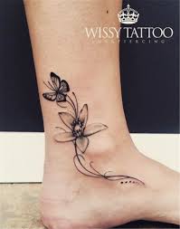 40 Gorgeous And Stunning Ankle Floral Tattoo Ideas For Your Inspiration Women Fashion Lifestyle Blog Shinecoco Com Anklet Tattoos Ankle Foot Tattoo Ankle Tattoo Small