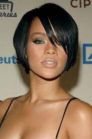 To create it, cut the back hair shorter and keep the side hair slightly longer. African American Short Hairstyles Chin Length Hair Hair Styles Short Hair Styles African American