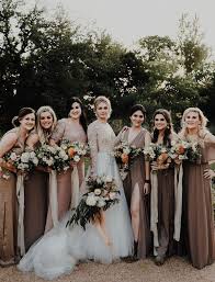 Trending 15 Stunning Neutral Bridesmaid Dresses To Love Oh Best Day Ever Fall Bridesmaid Dresses Neutral Bridesmaid Dresses Brown Bridesmaid Dresses