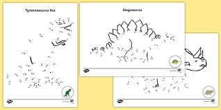 Maybe you would like to learn more about one of these? Dinosaur Dot To Dot Colouring Pictures Teacher Made