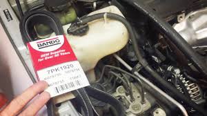 Belt Size Comparison Acdelco 7k763 Vs Bando 7pk1920 Serpentine Drive Belt On Scion Tc Youtube