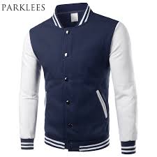 Classic Navy Blue Varsity Jacket Men Women 2017 Autumn Mens Fashion Fleece College Baseball Jackets Bomber Veste Homme Xxxl Varsity Jackets Men College Baseball Jacketsfashion Jacket Men Aliexpress