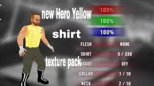 6 pbr texture maps >packed into> 3 texture files (.png) >defined by a> texture set >for each> block/item/object. Wr3d Yellow Hero Shirt Texture Pack Youtube