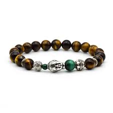 Buddha Stones Tigerauge Armband