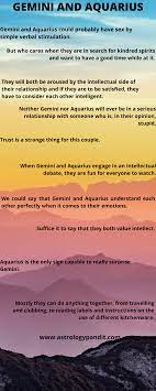 She is prone to falling in love easily with a man who cares for her and treats her well. The Gemini Man Aquarius Woman Compatibility Combination Is Much Like That Of School Romance Gemini Man In Love Cancer Man Taurus Woman Gemini Man Gemini Woman
