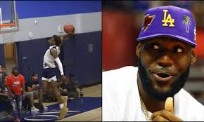 His younger brother, bryce james, was born on june 14, 2007. Bronny James Threw Down First High School Dunk With Lebron Watching