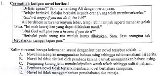 We did not find results for: Pembahasaan Soal Un Tahun 2018 Bahasa Indonesia Nomor 1 Kalimat Resensi Yang Menunjukkan Kelemahan Novel Zuhri Indonesia