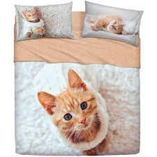 Parure lenzuola/copriletto matrimoniale gatti in 100% puro cotone hohai 4piece cats animal 3d bedding set white prints duvet cover completo lenzuola gatti shabby love stampa digitale 2 piazze letto bassetti completo lenzuola copriletto matrimoniale let's play lenzuola con federe. Completo Letto Copriletto Matrimoniale Bassetti Imagine Flock Gatto