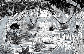 How To Draw A Jungle Landscape By Robertmarzullo Drawing Scenery Jungle Drawing Landscape Drawings
