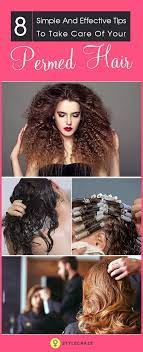 8 Simple And Effective Tips To Take Care Of Your Permed Hair Permed Hairstyles Curly Hair Styles Naturally Curly Hair Photos