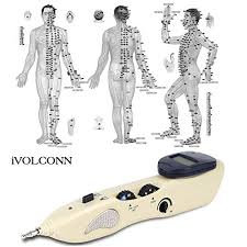 Ivolconn Acupuncture Pen With Trigger Point Chart Cordless