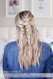 These lazy day curls are perfect for the first day of school! Bohemian Braid Tutorial Easy Back To School Hairstyle