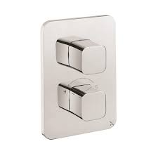 Suppliers with verified business licenses. Crosswater Atoll 1500 Two Outlet Faceplate With Crossbox Thermostatic Shower Valve Atcb1500lbpc Crossbox
