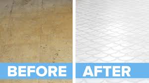 Rather than paying for new flooring all over the place, they are coming up with creative flooring options like this one. Budget Friendly Vinyl Floor Makeover Youtube