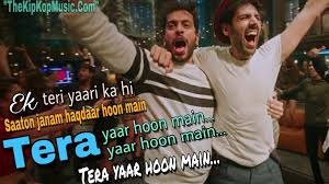 Pin On Tera Yaar Hoon Main Lyrics Quotes Arijit Singh Sonu Ke Titu Ki Sweety