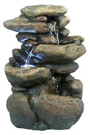 Three Tier River Rock Fountain Win472 Tabletop Fountain Rock Fountain Tabletop Water Fountain