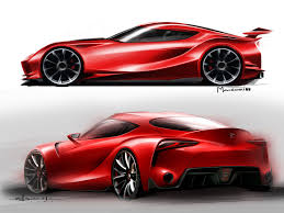 Toyota Ft 1 Concept Design Sketches Car Body Design Car Design Sketch Toyota Automotive Design
