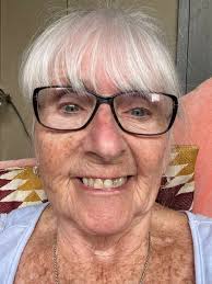 Older lady celebrates birthday alone