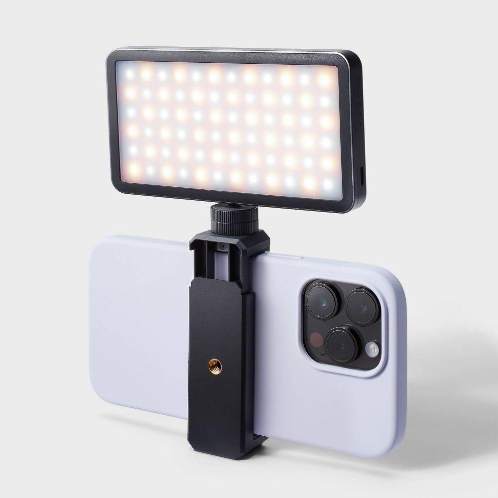 heyday LED Camera Lighting Accessory with Battery Light and Phone Mount