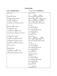 Chordtela armada mau dibawa kemana. Chord Armada Katakan Sejujurnya