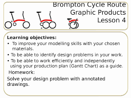 Brompton Bicycle Graphic Products Cycle Route Stem