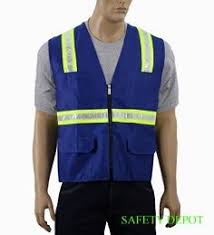 Safety vest colors also correspond to the type of job environment. Royal Blue Safety Vest Safety Vest Vest Reflective Vest