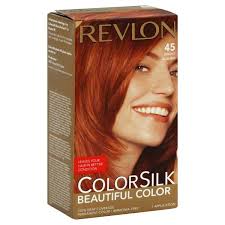 Dark auburn hair is a richer and deeper relative of the reds and leans more toward the browns than the warm spectrum of orange and red. Revlon Colorsilk Beautiful Color 45 Bright Auburn Shop Hair Color At H E B