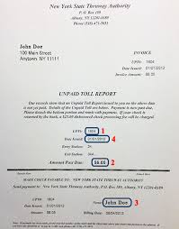 What Is It Examples Of Various Toll Receipts And Invoices