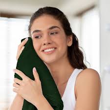 Canadian Linen Luxury Everest Hand Towels, 16”x28”, 6 Pack 100% Cotton  Absorbent Camping Towels, Machine Washable Towels Set for Home Bathroom  Hotel Guest room Salon Spa Kitchen Gym Pool, Hunter Green :