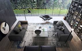 Poliform Overdyed Rug Living Room Decor Inspiration Poliform Contemporary Interior Design